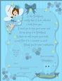 A4 TOOTH FAIRY CERTIFICATE BLUE