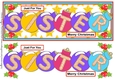 BAUBLE NAMES - SISTER