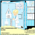 FIRST COMMUNION BOY - BLOND