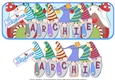 CHRISTMAS GNOME NAMES - ARCHIE