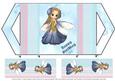 Blue Butterfly Cookie Triangle Front Gatefold