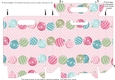 Gusset Sided Gift Bag - Shabby Chic Christmas 1