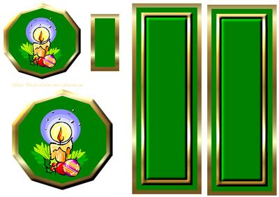 Christmas Candle Gatefold