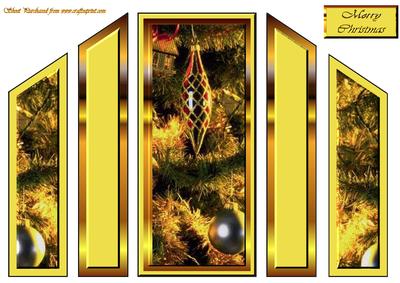 Golden Bauble Theatre Fold