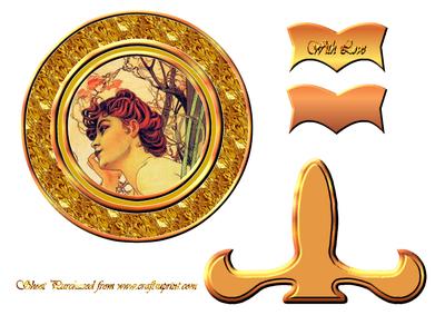 Art Nouveau Plate