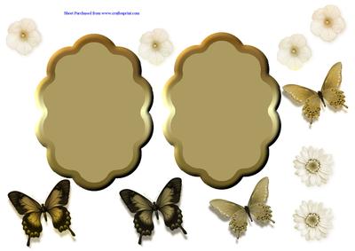 Butterfly & Flower Toppers