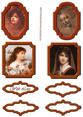 Wood Framed Cameo
