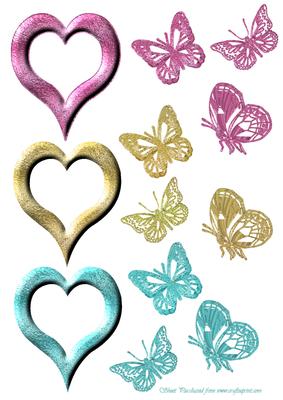 Hearts & Butterflies