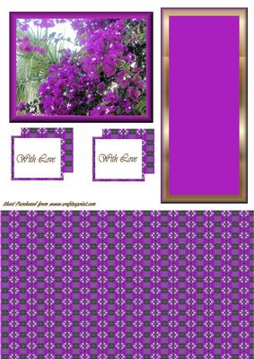 Mothers Day in Purple & Gold