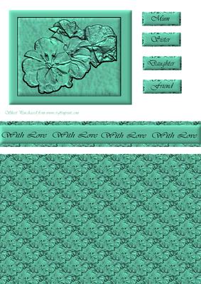 Aqua Flowers