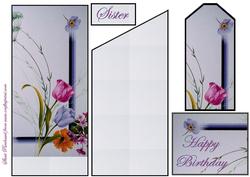 Bookmark Card Sister