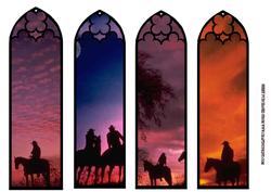 Cowboys at Sunset