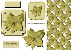 Poinsettia Topper