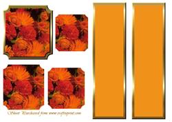 Orange Gatefold Topper