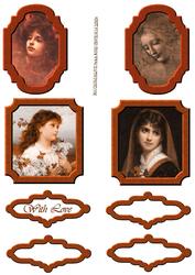 Wood Framed Cameo