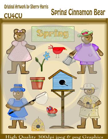 Spring Cinnamon Bear