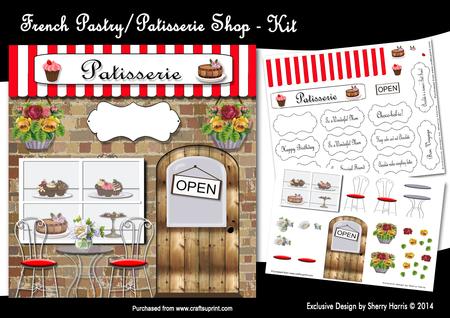 French Pastry/patisserie Shop - Kit