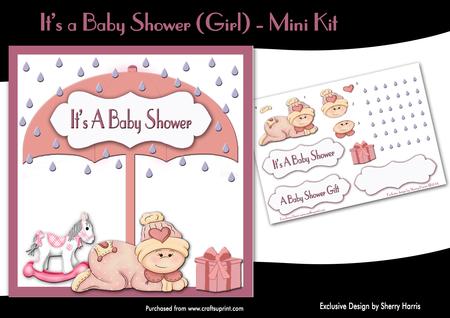 It's a Baby Shower (girl) - Mini Kit