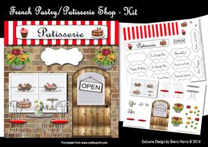 French Pastry/patisserie Shop - Kit