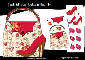 Hearts & Flowers Handbag & Heels - Kit