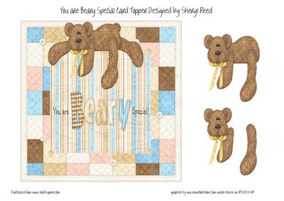You Are Beary Special Bear Card Topper