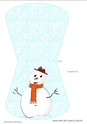 Christmas Snowman Wobble Card