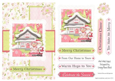 Mr & Mrs Claus's House Christmas Card