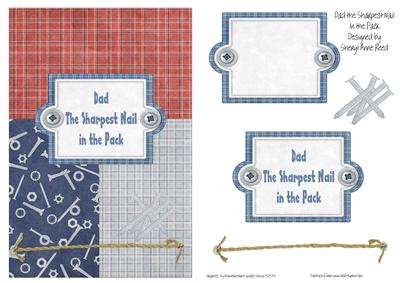 Dad the Sharpest Nail in the Pack All Occasions Card