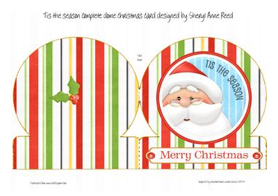 Tis the Season Complete Dome Christmas Card