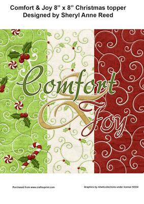 Comfort and Joy 8"x8"