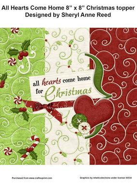 All Hearts Come Home for Christmas 8x8