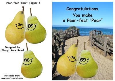 Congratulations You Make a Pear-fect "pear" Topper 4