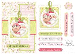 Mr & Mrs Claus Christmas Card Topper