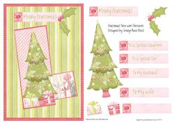 Christmas Tree and Presents with Family Tags