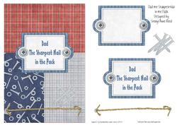 Dad the Sharpest Nail in the Pack All Occasions Card