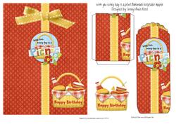 With You Every Day is a Picnic Bookmark Keepsake