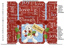 Beary Christmas Cracker Card