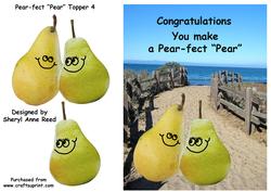 Congratulations You Make a Pear-fect "pear" Topper 4