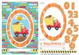 I Love Trucks Age Card Topper with Decoupage