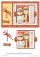 Nativity Scrap Book Christmas Card Topper