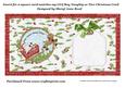 Santa Christmas Insert for Square Card