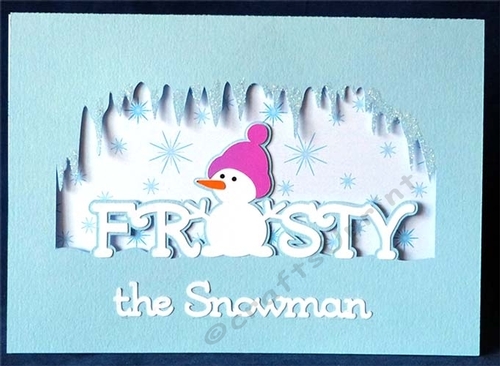 Frosty Snowman Card