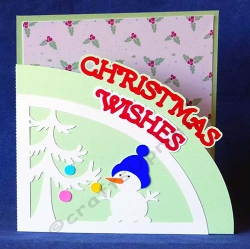Christmas Wishes Curved Card