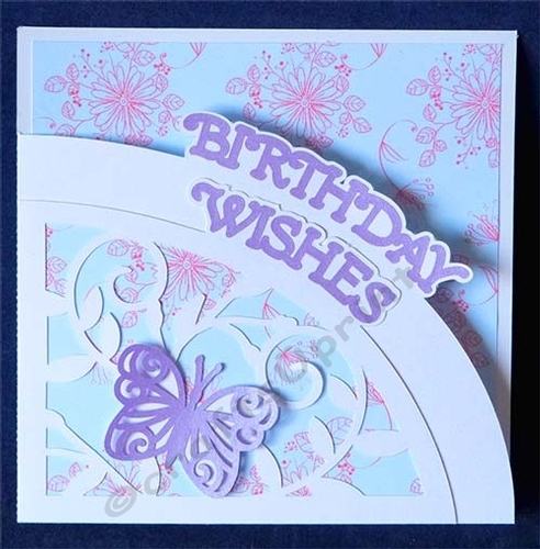Birthday Wishes Curved Card