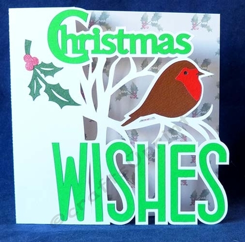 Christmas Wishes Robin Card