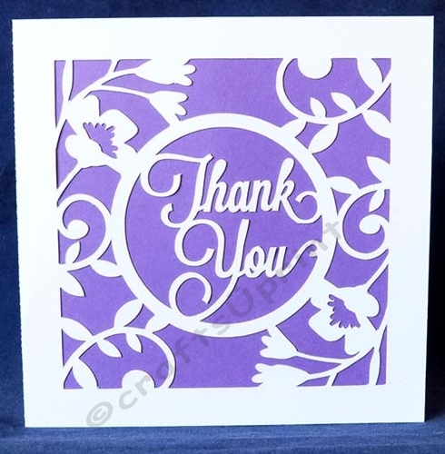 Thank You Flower Card