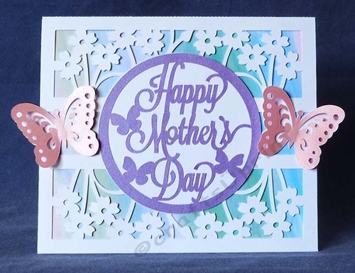 Happy Mothers Day Butterfly Card