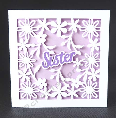 Sister Floral Card