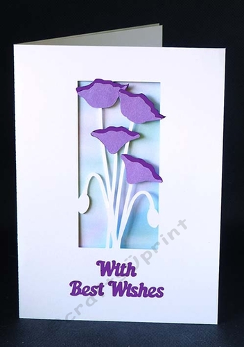 Flower Best Wishes Card