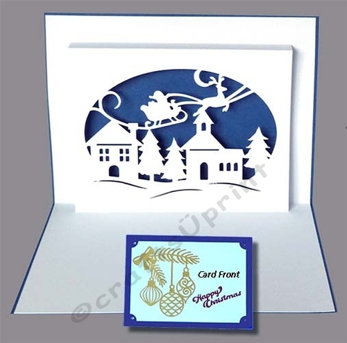 Christmas Scene Popup Card